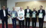 آیین رونمایی از کتاب مرقع عماد الکتاب، گنجینه نفیس هنر خوشنویسی، اثر تازه شرکت چاپ و نشر بانک ملی ایران برگزار شد